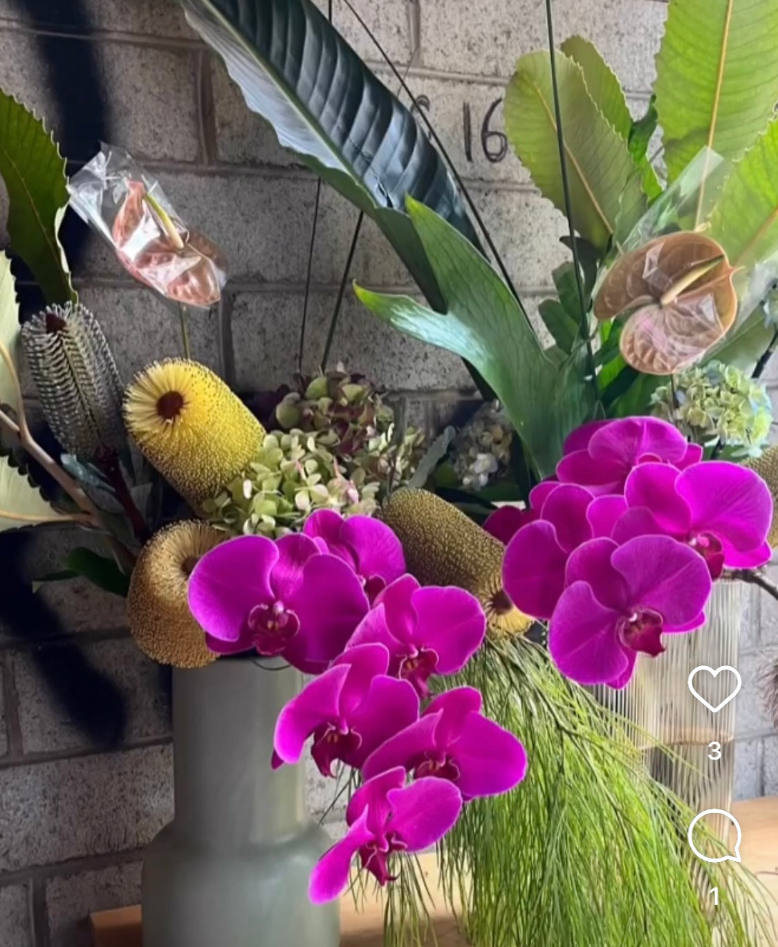 * Fresh Flowers from ‘Silky Oaks’ Wildflower Farm.