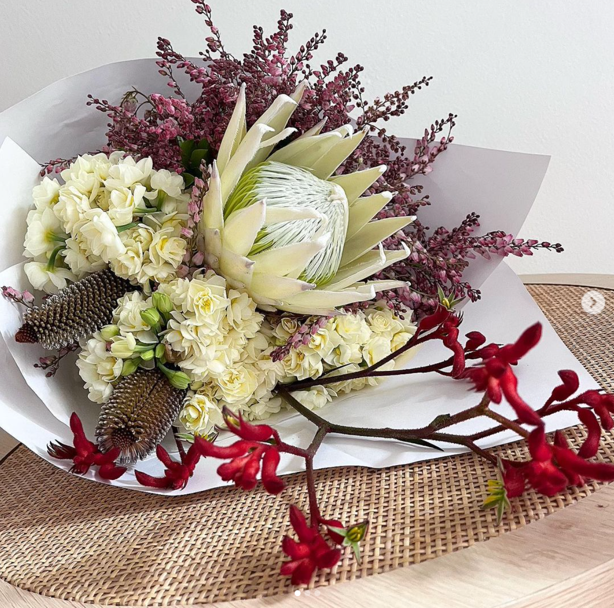 * Fresh Flowers from ‘Silky Oaks’ Wildflower Farm.