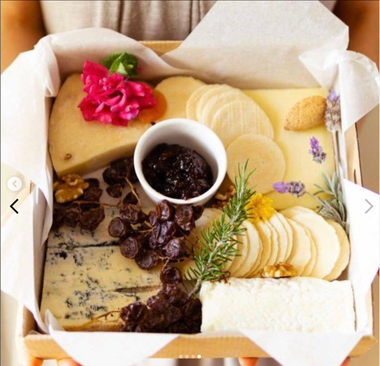 * Cheese grazing board for two. $60