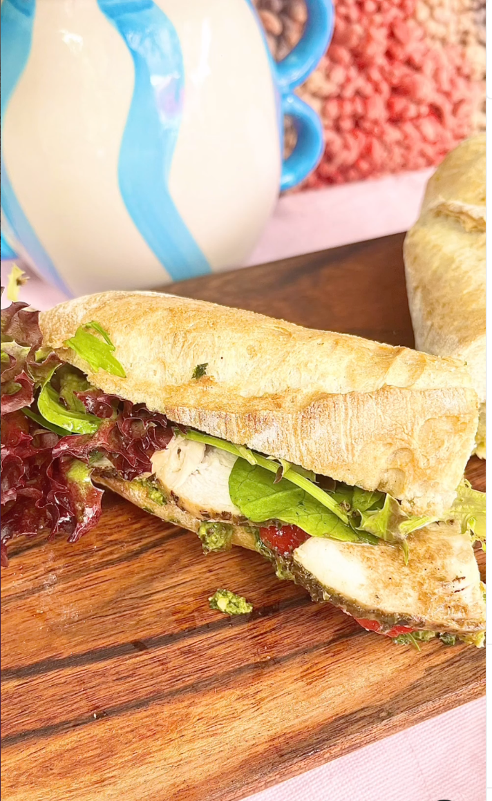 Chicken & Pesto Baguette